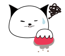 Everyday never Nante of the phrase cat sticker #10783142