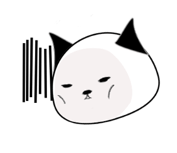 Everyday never Nante of the phrase cat sticker #10783149