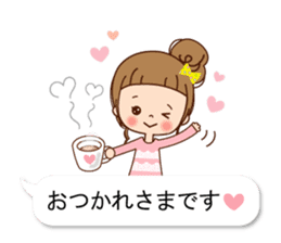 Balloon of the line talking sticker #10783161