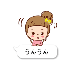 Balloon of the line talking sticker #10783165