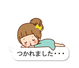 Balloon of the line talking sticker #10783186