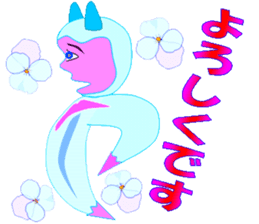 Ice Fairy "clione chan" sticker #10783784