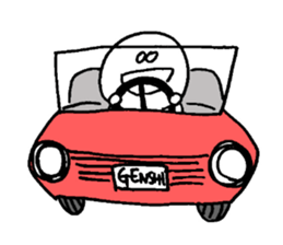 Genshi-kun 2 sticker #10783950