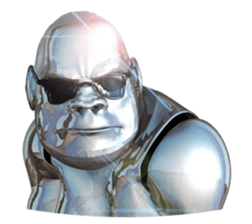 Mecha-Gorilla sticker #10784098