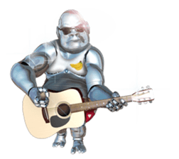 Mecha-Gorilla sticker #10784099