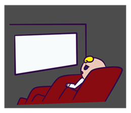 A hairstyle is a strange child. sticker #10784292