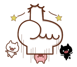 3 pigs and balloons 3 sticker #10784669