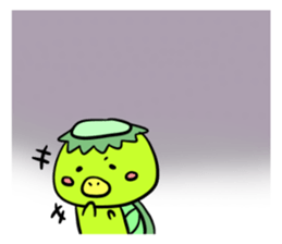 cute monstrous being Sticker sticker #10784696