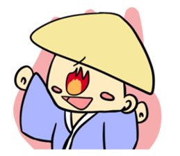 cute monstrous being Sticker sticker #10784697