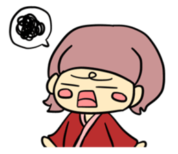 cute monstrous being Sticker sticker #10784701