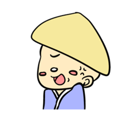 cute monstrous being Sticker sticker #10784704