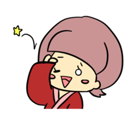 cute monstrous being Sticker sticker #10784706