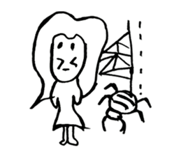 Cara yui sticker #10784721