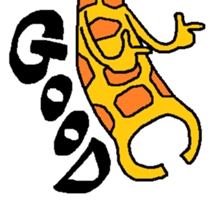 Giraffe LONG LONG Stickers3 sticker #10784877