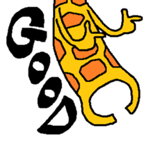 Giraffe LONG LONG Stickers3 sticker #10784877