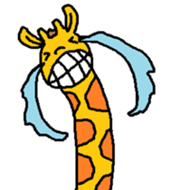 Giraffe LONG LONG Stickers3 sticker #10784891