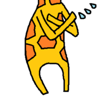 Giraffe LONG LONG Stickers3 sticker #10784894