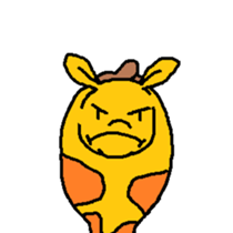 Giraffe LONG LONG Stickers3 sticker #10784904