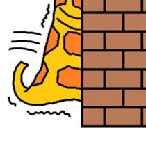 Giraffe LONG LONG Stickers3 sticker #10784909