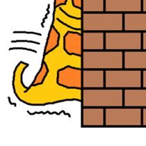 Giraffe LONG LONG Stickers3 sticker #10784909