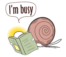 An Interesting Cunning Snails sticker #10784967