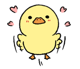 real baby duck sticker #10785989