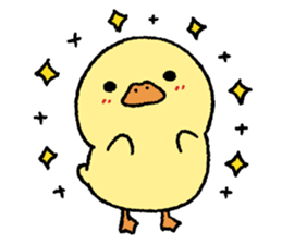 real baby duck sticker #10785990