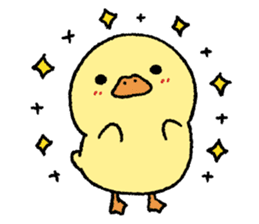 real baby duck sticker #10785990