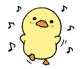 real baby duck sticker #10785991