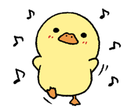 real baby duck sticker #10785991