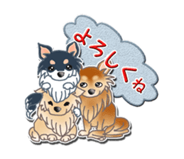 Daily life of Chihuahua sticker #10786468