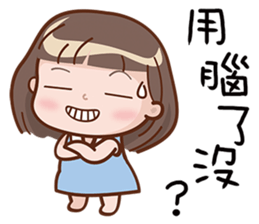 Little Girl 4 sticker #10786840