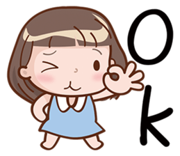 Little Girl 4 sticker #10786853
