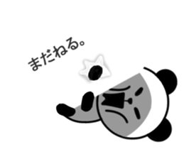 Divided Yes panda, balloon nod ed. sticker #10786898