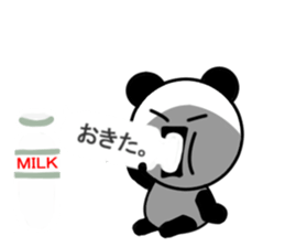 Divided Yes panda, balloon nod ed. sticker #10786899