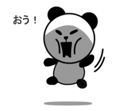 Divided Yes panda, balloon nod ed. sticker #10786904