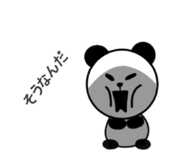 Divided Yes panda, balloon nod ed. sticker #10786914