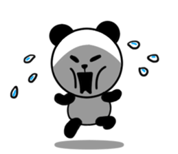 Divided Yes panda, balloon nod ed. sticker #10786923