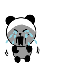 Divided Yes panda, balloon nod ed. sticker #10786928