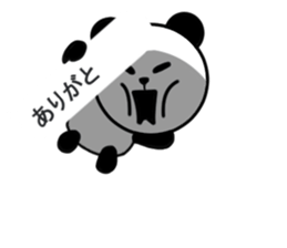 Divided Yes panda, balloon nod ed. sticker #10786933