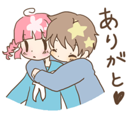 For a student couple! boy's ver. sticker #10787297