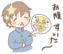 For a student couple! boy's ver. sticker #10787302