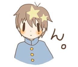 For a student couple! boy's ver. sticker #10787323