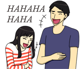 I fall in love with my best friend sticker #10787705