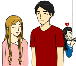 I fall in love with my best friend sticker #10787706