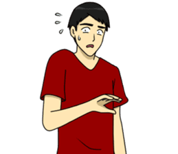 I fall in love with my best friend sticker #10787709