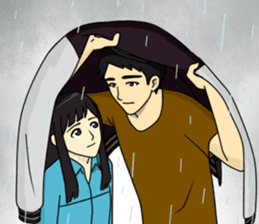 I fall in love with my best friend sticker #10787719