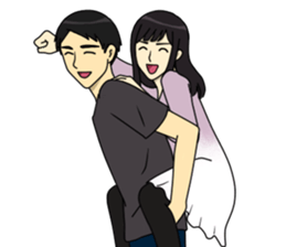 I fall in love with my best friend sticker #10787723