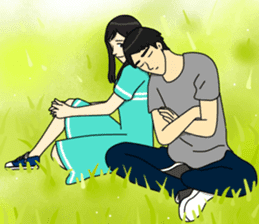 I fall in love with my best friend sticker #10787728