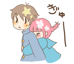 For a student couple! girl's ver. sticker #10787743
